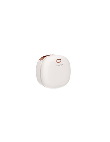 Mini ventilador portátil Yulara USB recargable Blanco