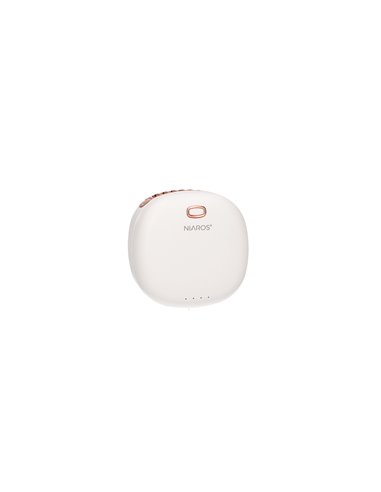 Mini ventilador portátil Yulara USB recargable Blanco