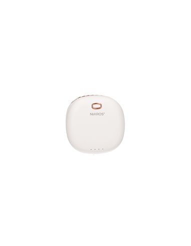 Mini ventilador portátil Yulara USB recargable Blanco
