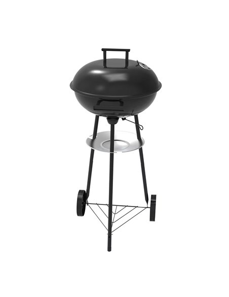 Barbacoa portátil Chasico de acero para carbón con tapa Ø435mm