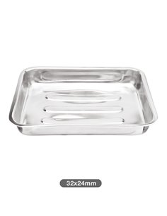 Bandeja horno acero inox 32x24cm