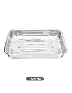Bandeja horno acero inox 37x28cm