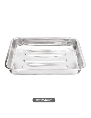 Bandeja horno acero inox 41,5x30cm