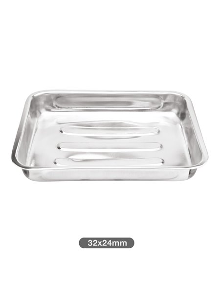 Bandeja horno acero inox 41,5x30cm