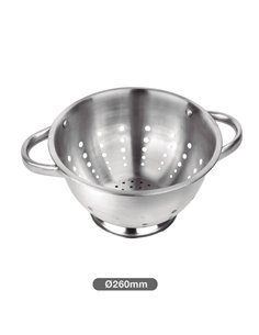 Escurridor con asas acero inox Ø21,8cm