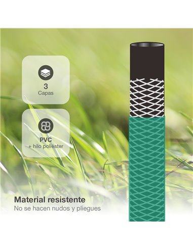 Manguera jardín Bairia Ø1/2" 12,5mm 50M