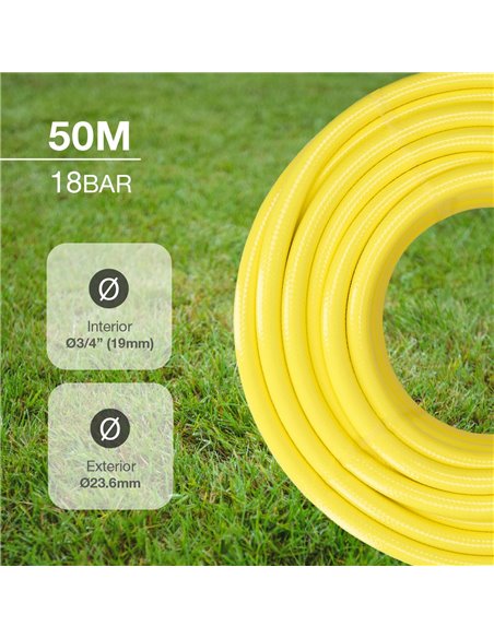 Manguera agrícola Ø3/4" 19mm 50M