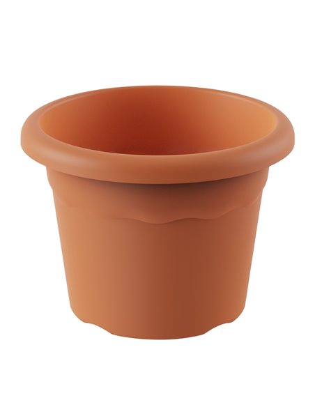 Maceta redonda Terra Ø100mm Marrón