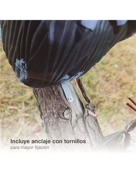 Búho espantapájaros con cabeza giratoria 360º