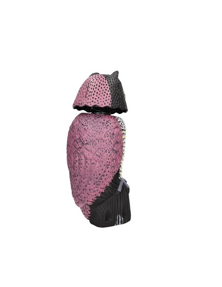 Búho espantapájaros con cabeza giratoria 360º