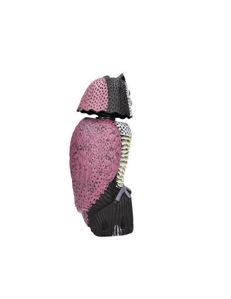 Búho espantapájaros con cabeza giratoria 360º