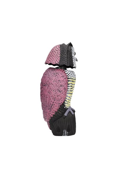 Búho espantapájaros con cabeza giratoria 360º
