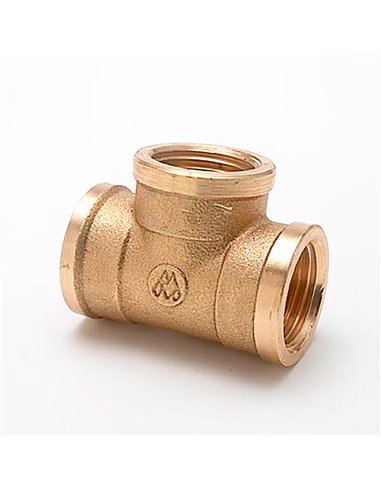 Te h-h-h 3/8" latón