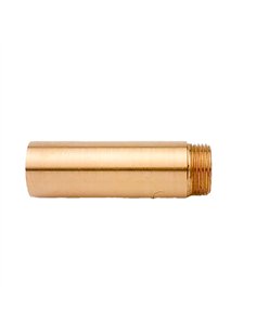 Alargo grifo pulido 1/2" x 3 cm latón