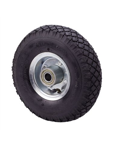 Rueda neumática con nucleo metálico y rodamiento de bolas, carga máx. 175 kg, ø 26 cm