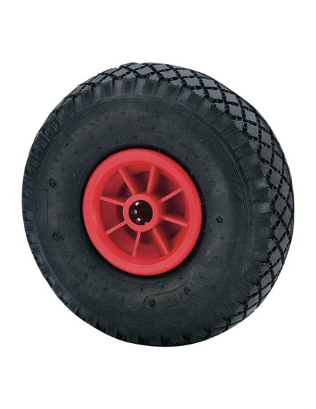 Rueda impinchable con nucleo poliamix y eje de rodillos, carga máx. 100 kg, ø 26 cm