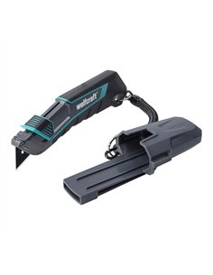 Cúter de seguridad con funda y cordón