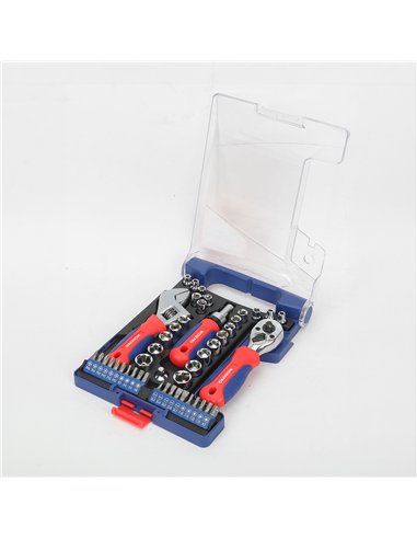 Conjunto de herramientas cortas de 46 piezas