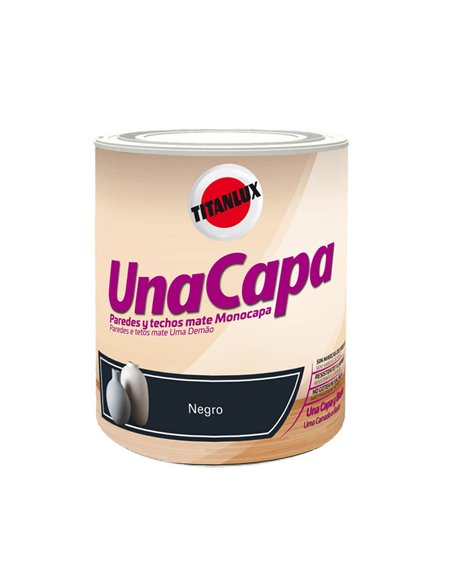 Pintura plástica ecológica,una capa, negro 750 ml