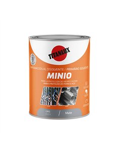 Imprimación sintética antioxidante, gris mate, minio 0,750 l