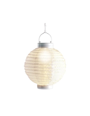 Farolillo solar blanco ø 20 cm