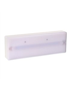 Luz emergencia s10 60 lm 1 h ip-44 np 10-060, 255 x 37 x 89 mm