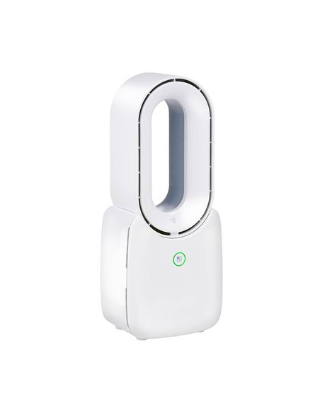 Ventilador recargable de mesa usb, sin aspas, 3 velocidades 12,4 x 9 x 30 cm