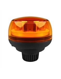 Mini faro rotativo fijo led, base roscada, 12 v-24 v