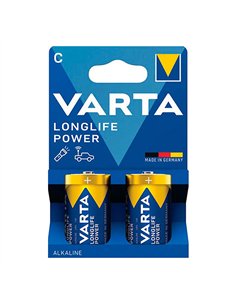 Pila alkalina longlife power c- lr14 (blister 2 unid.) ø26,2 x 50 mm