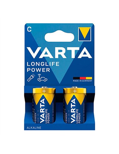 Pila alkalina longlife power c- lr14 (blister 2 unid.) ø26,2 x 50 mm
