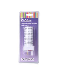 Adaptadores universales, 4 piezas, 50 x 50 x 140 mm
