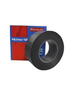 Cinta aislante negra 20 m x 19 mm