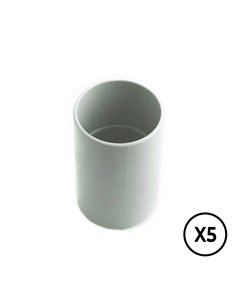 Manguito gris ø 20 mm, 5 unidades