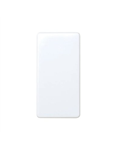 Pulsador estrecho serie 27 blanco