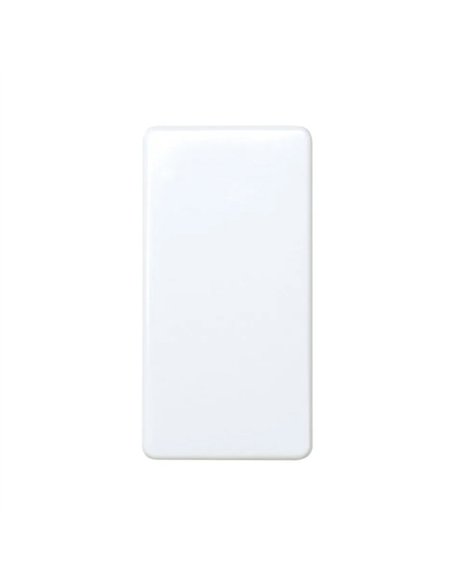 Pulsador estrecho serie 27 blanco