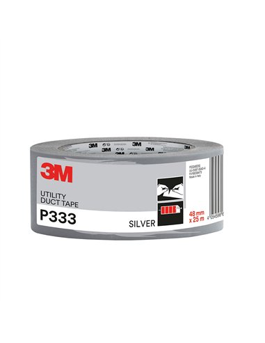 Cinta americana universal pro, plata, 48 mm x 25 m