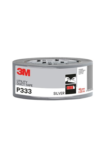 Cinta americana universal pro, plata, 48 mm x 25 m
