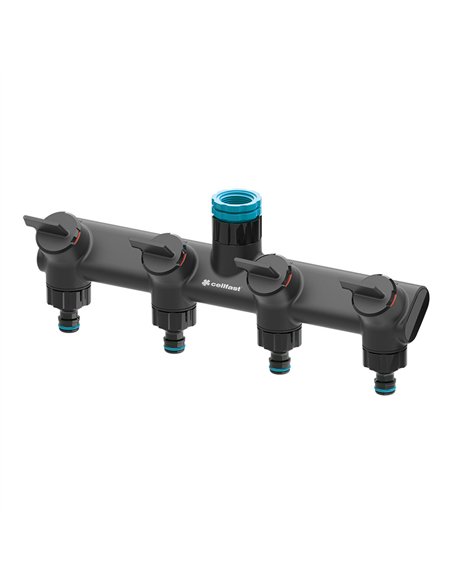 Distribuidor de 4 vías ergo 1/2", 3/4" y 1"