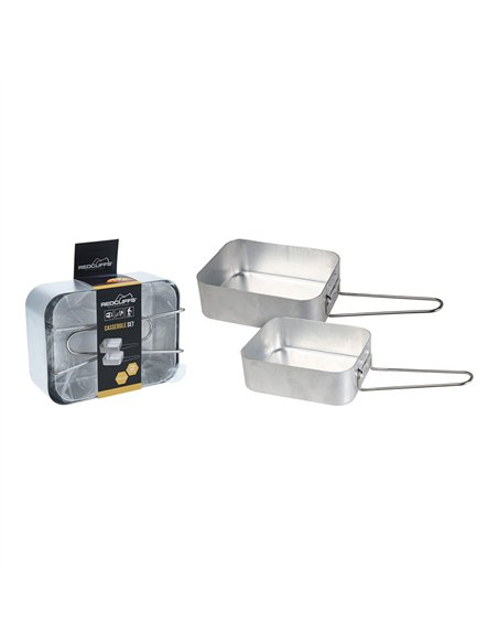 Set 2 cacerolas aluminio