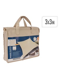 Tela exterior color beige 3 x 3 m