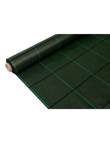 Malla antihierba 100 g/m² verde 1 x 10 m
