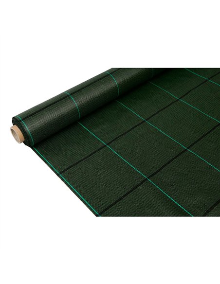 Malla antihierba 100 g/m² verde 1 x 10 m