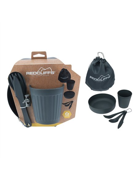 Vajilla para camping 6 piezas