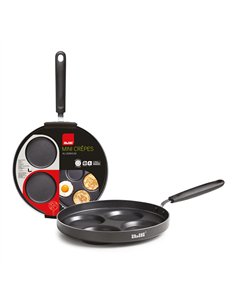 Crepera arepera 4 cavidades 26 cm