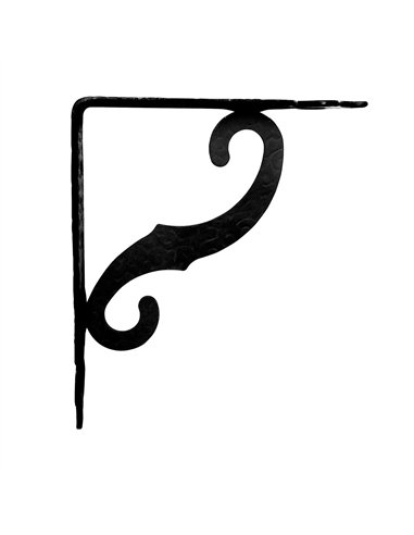Escuadra ornamental plm05 negro 100 x 90 mm