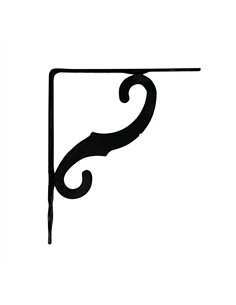 Escuadra ornamental plm05 negro 230 x 190 mm