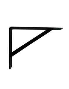 Escuadra reforzada plm04 negro 250 x 200 mm