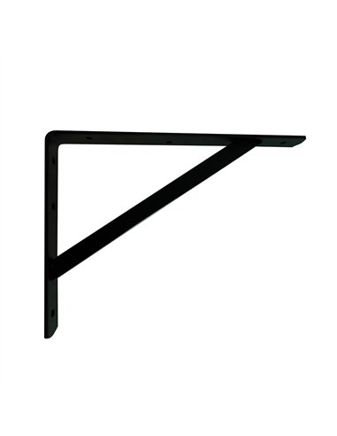 Escuadra reforzada plm04 negro 500 x 350 mm