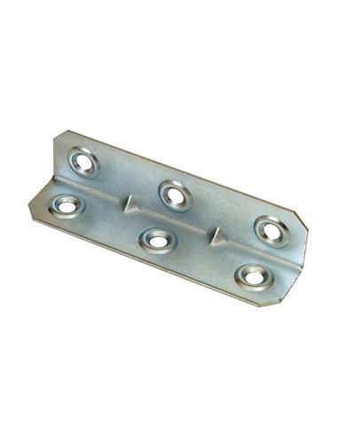 Ángulo refuerzo an08 zincado 21 x 21 x 86 mm