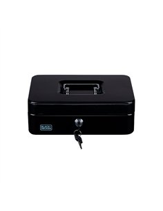 Caja de caudales 5 divisiones con 2 llaves 25 x 8,5 x 18 cm